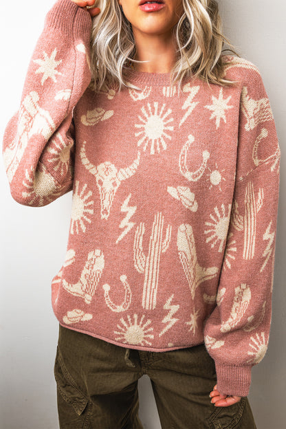 Desert Vibes Drop Sleeve Sweater
