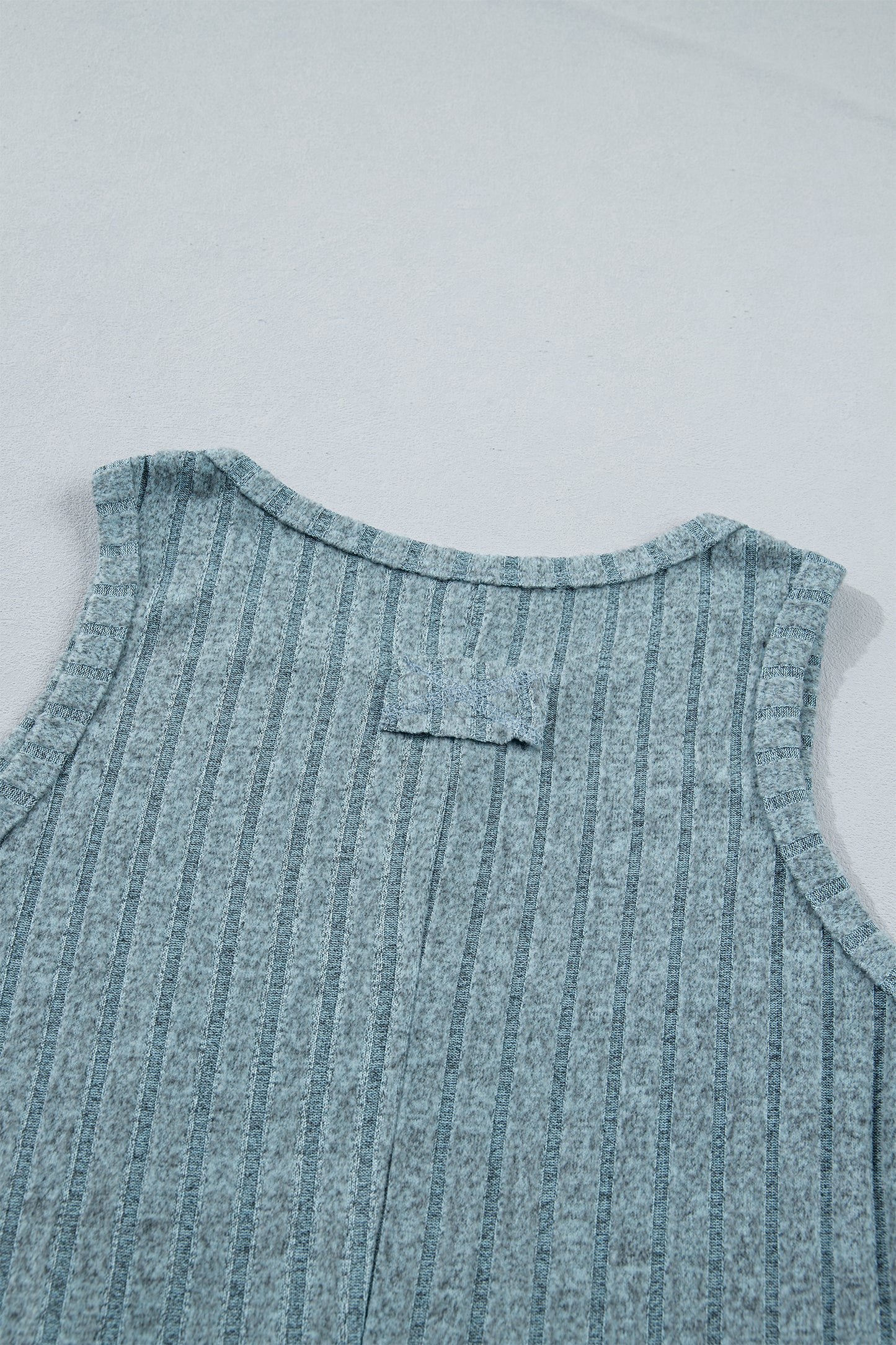 Sandy Mineral Wash Ribbed Tank Top