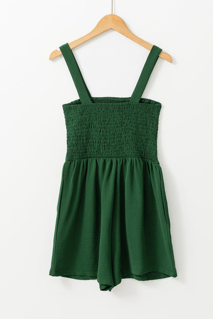 Abby Smocked Sleeveless Romper