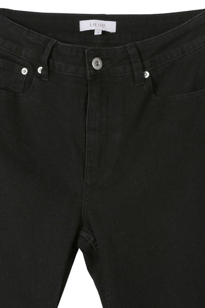 Solid Black Skinny Jeans