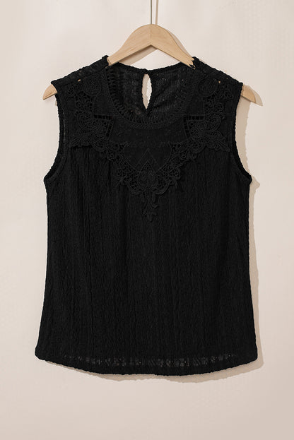 Gracie Lace Sleeveless Blouse
