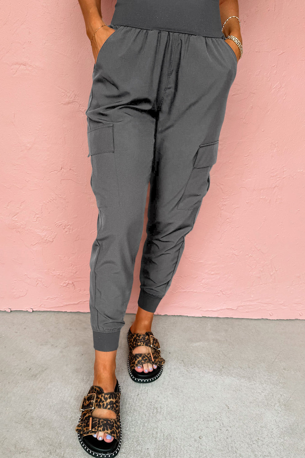 Denise High Waisted Cargo Jogger