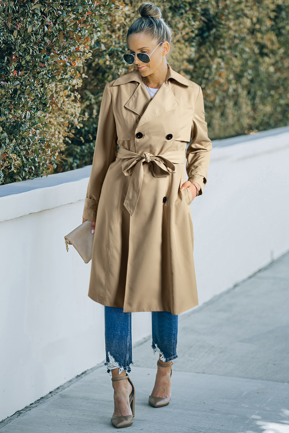 Iconic Waist Tie Trench Coat