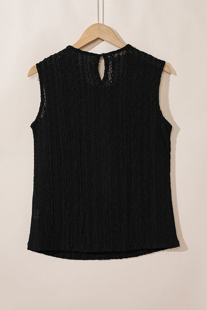 Gracie Lace Sleeveless Blouse