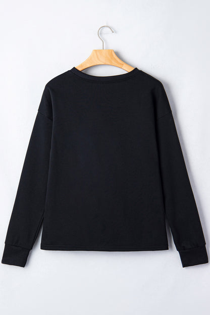 Glitter Ghost Pullover