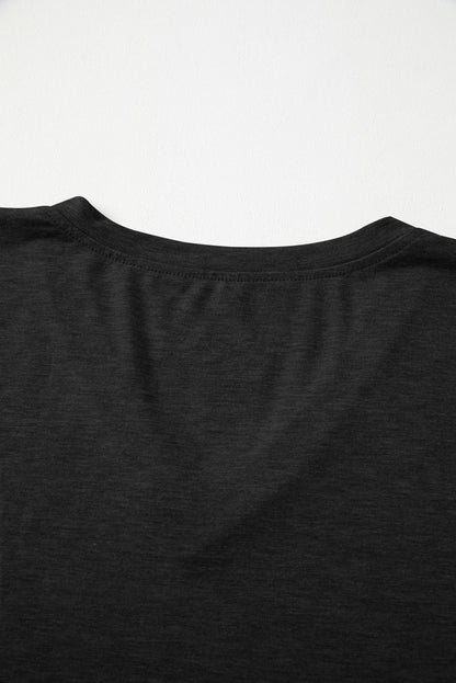 Plain Jane V Neck Long Sleeve Top