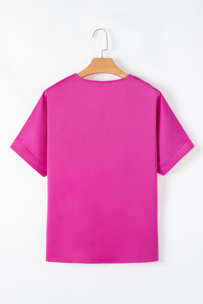 Regina V Neck Dolman Sleeve Blouse