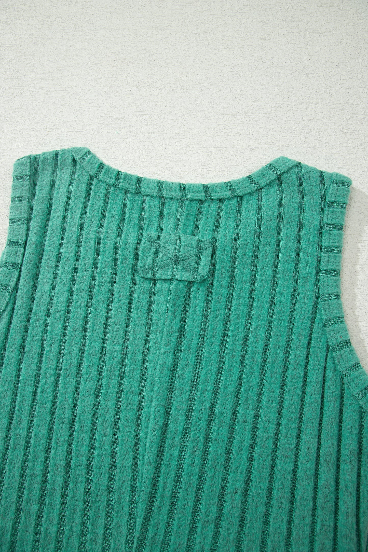 Sandy Mineral Wash Ribbed Tank Top