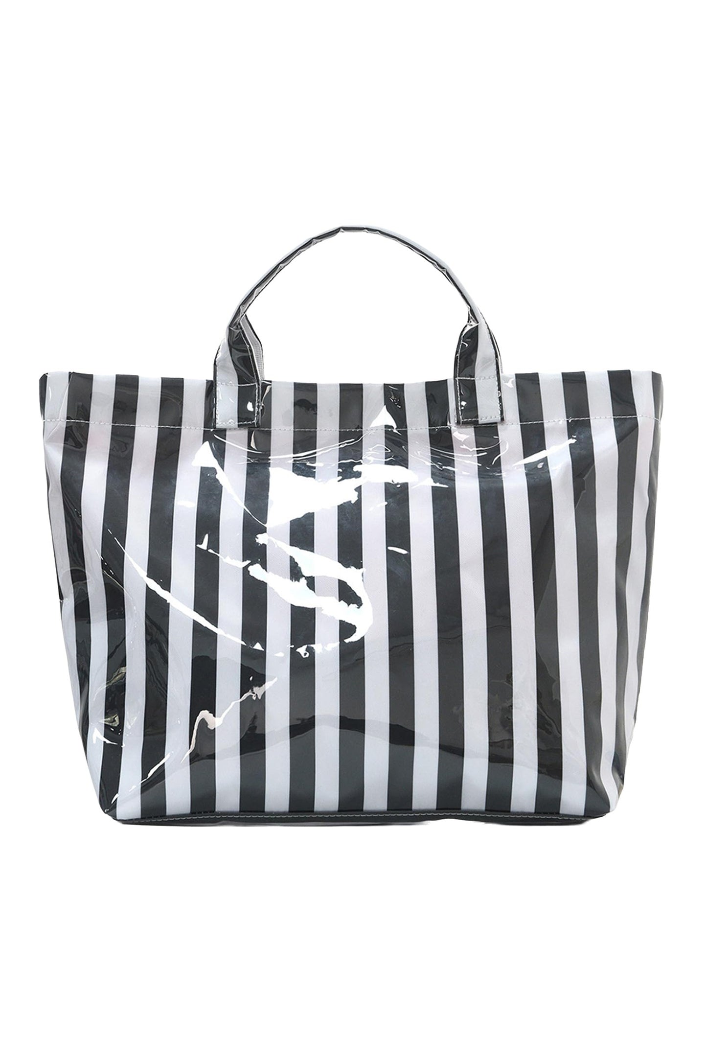 Glossy Summer Beach Vinyl Large Tote Bag