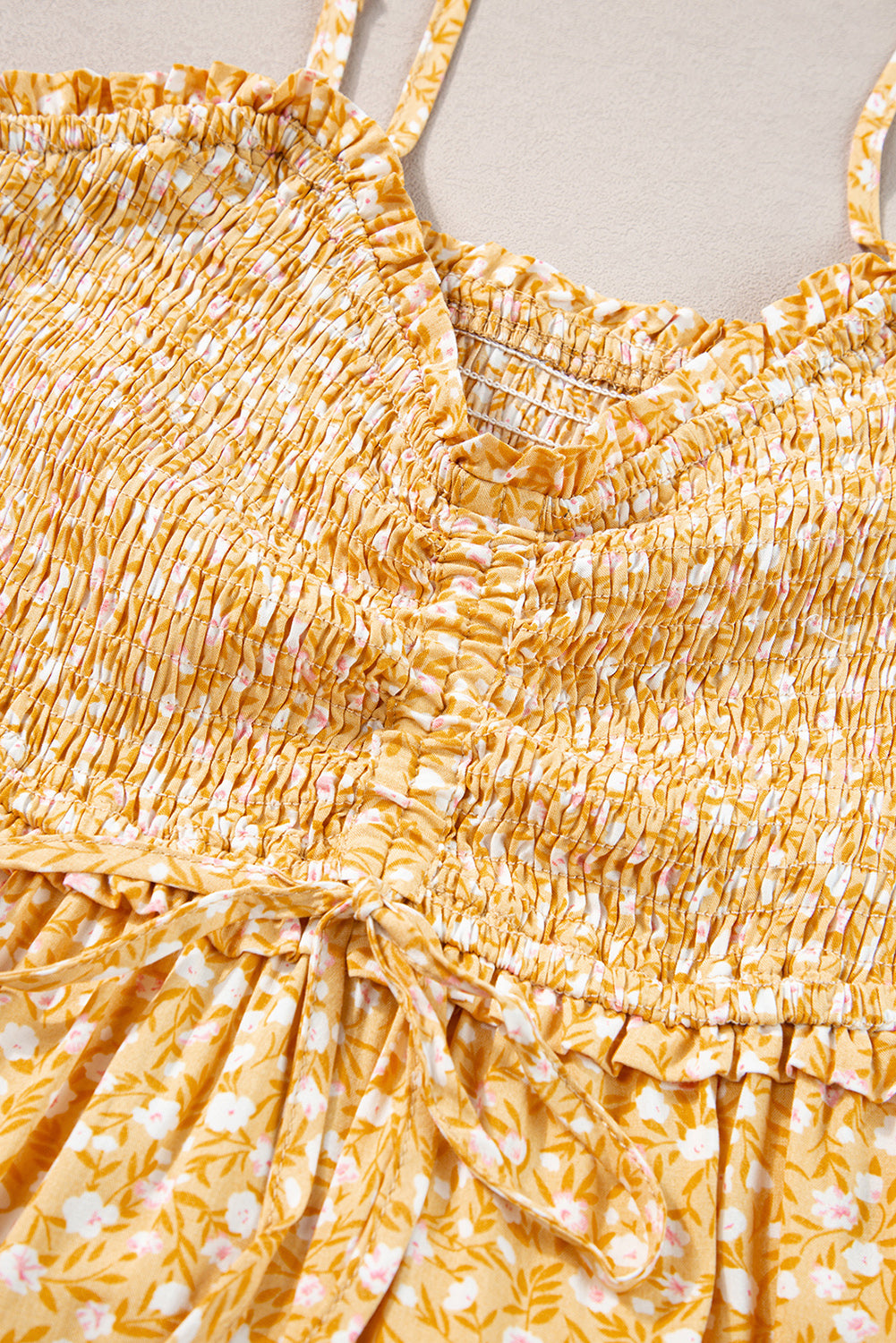 Meadow Smocked Floral Maxi Dress