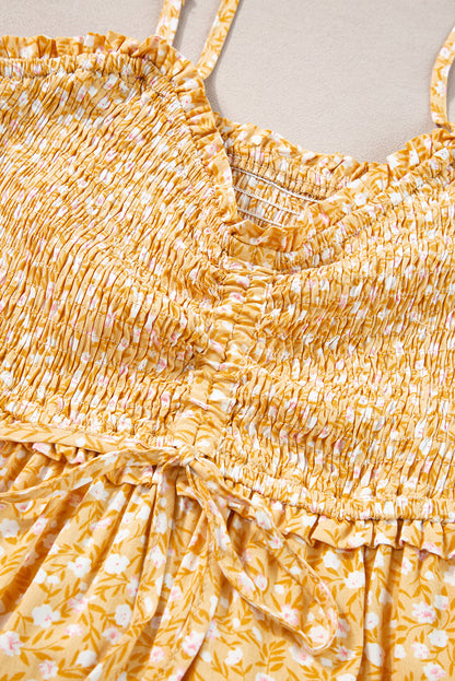 Meadow Smocked Floral Maxi Dress