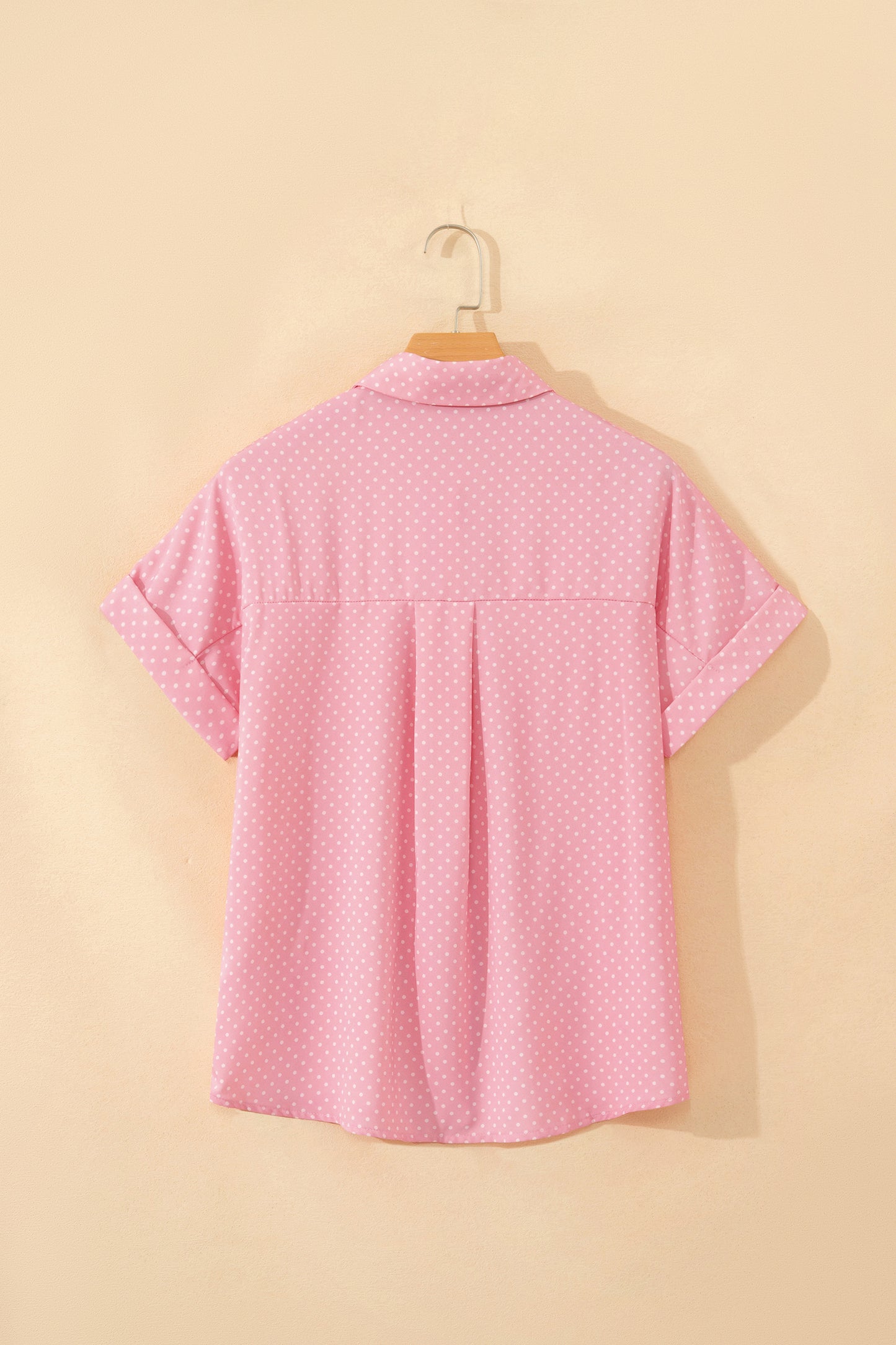 Dottie Cuffed Sleeve Button Down Blouse