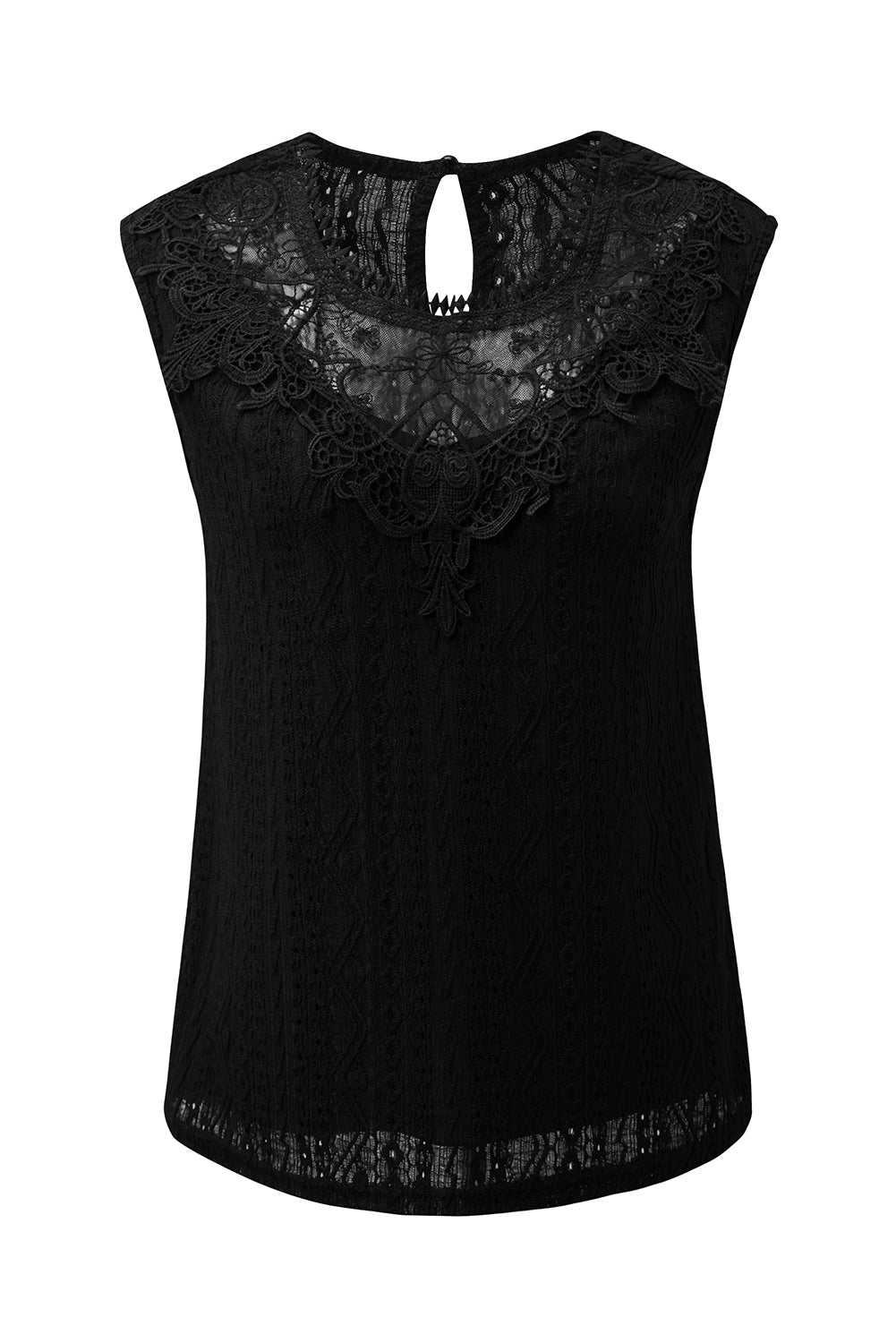 Gracie Lace Sleeveless Blouse