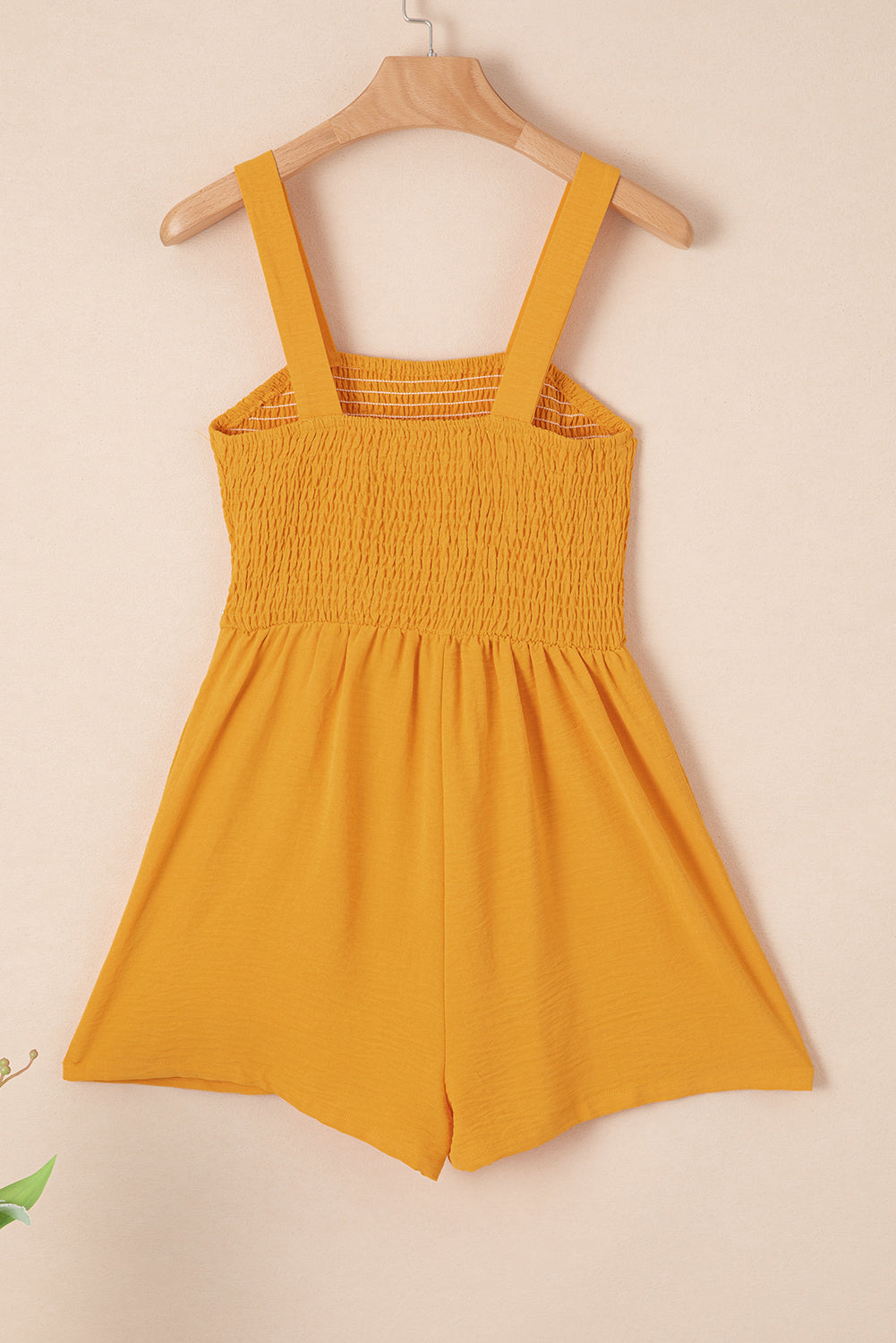 Abby Smocked Sleeveless Romper