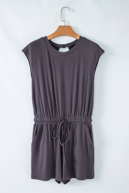 Victoria Drawstring Waist Romper