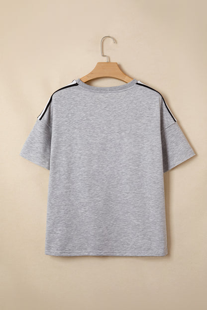 Danica Raw Edge Oversize Tee
