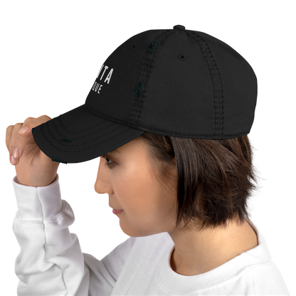 NOLITA Embroidered Logo Distressed Hat