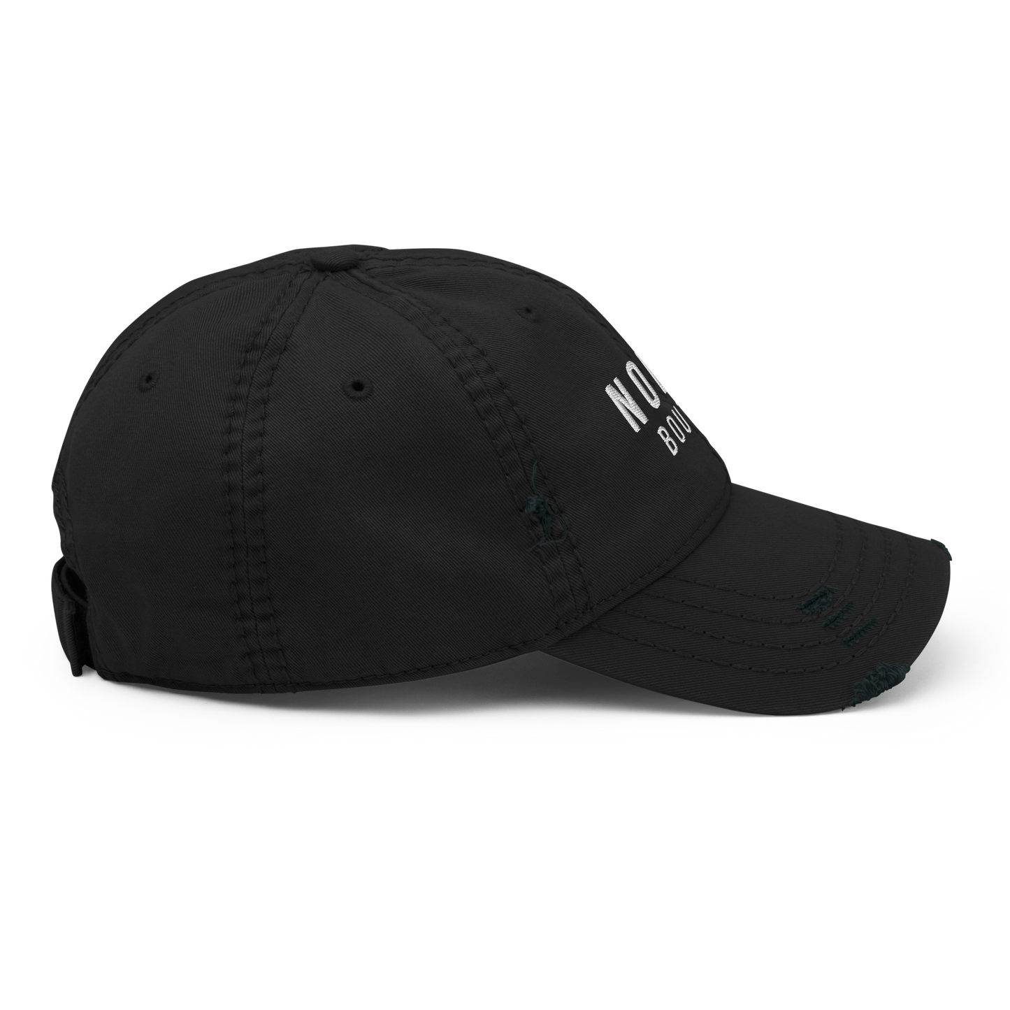 NOLITA Embroidered Logo Distressed Hat