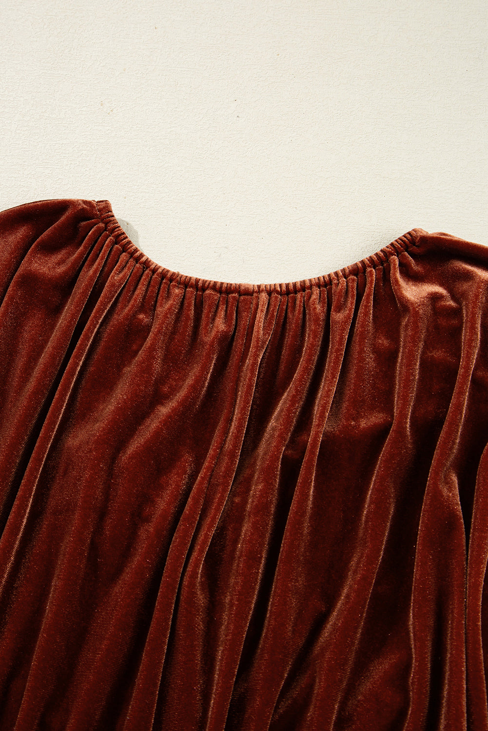 Miranda Velvet V Neck Long Sleeve Dress