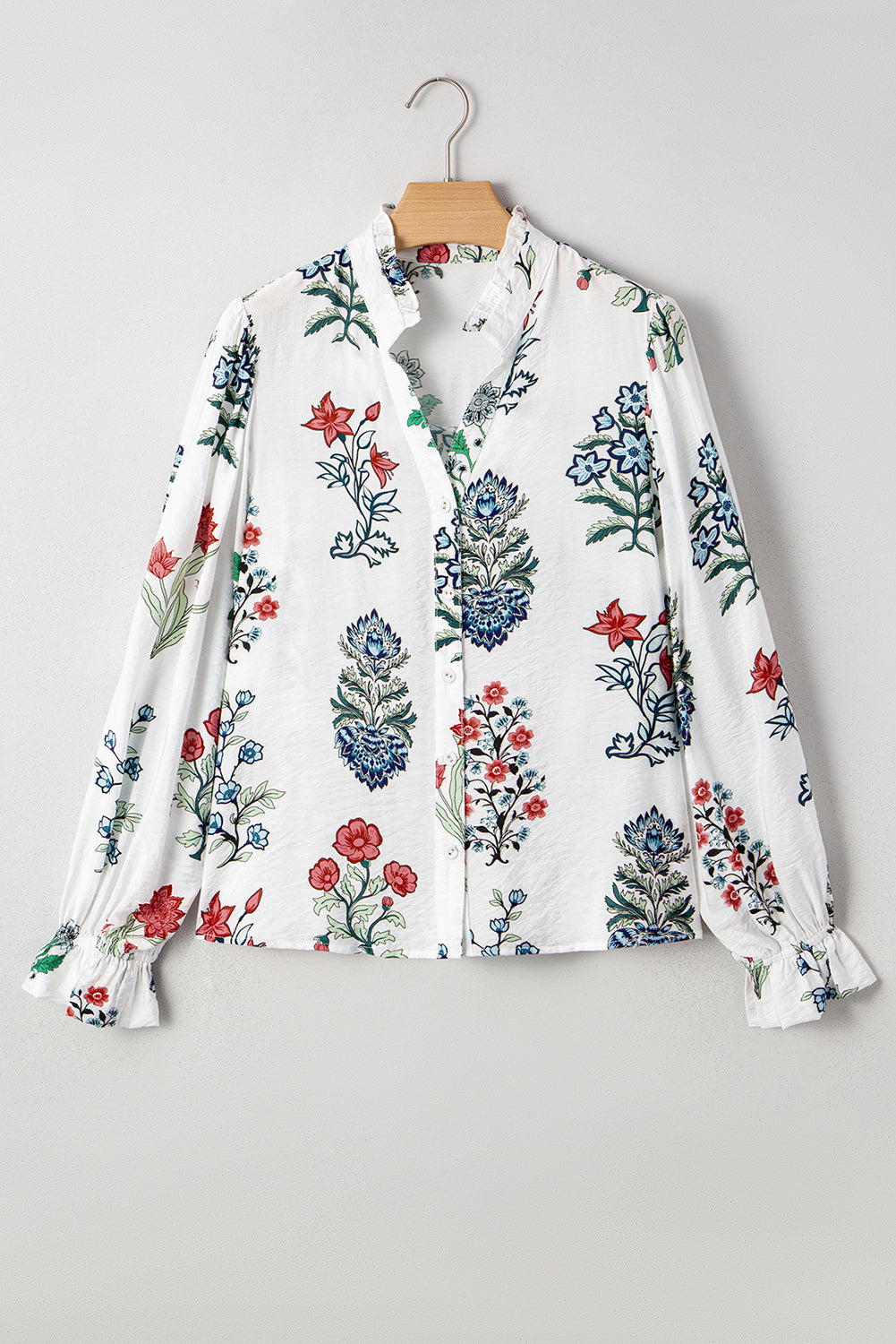 Beth Unique Floral Print Blouse