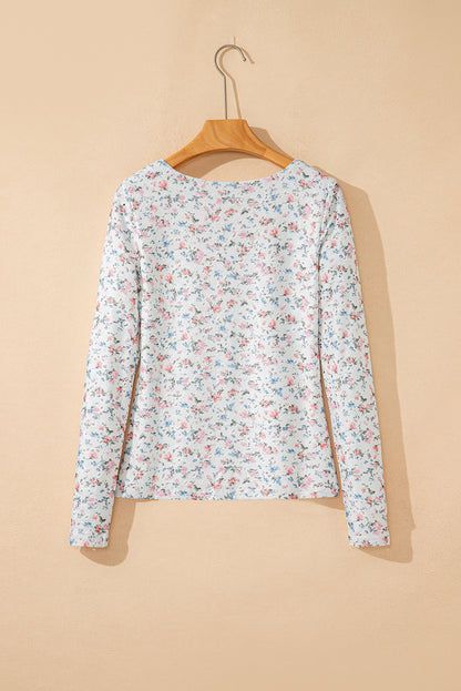 Flora Fitted Long Sleeve Top