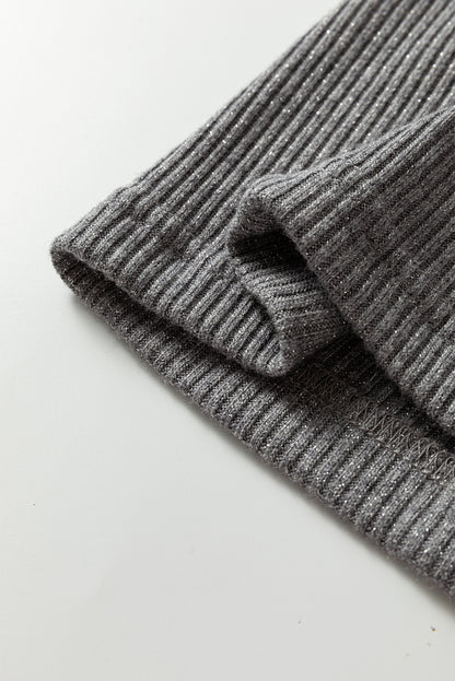 Button Me Up Fitted Ribbed Sweater