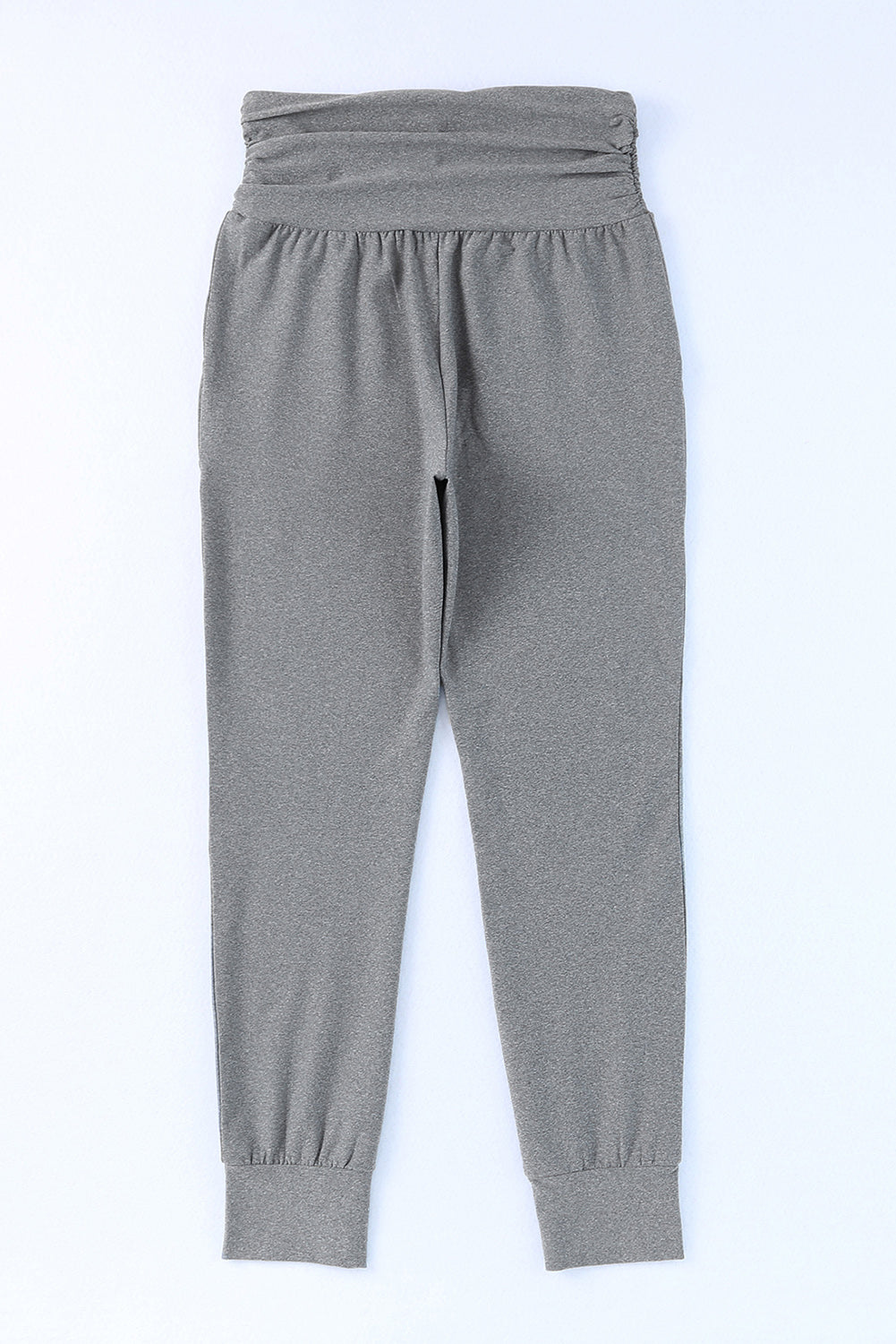 Pleated Waistband Jogger Leggings