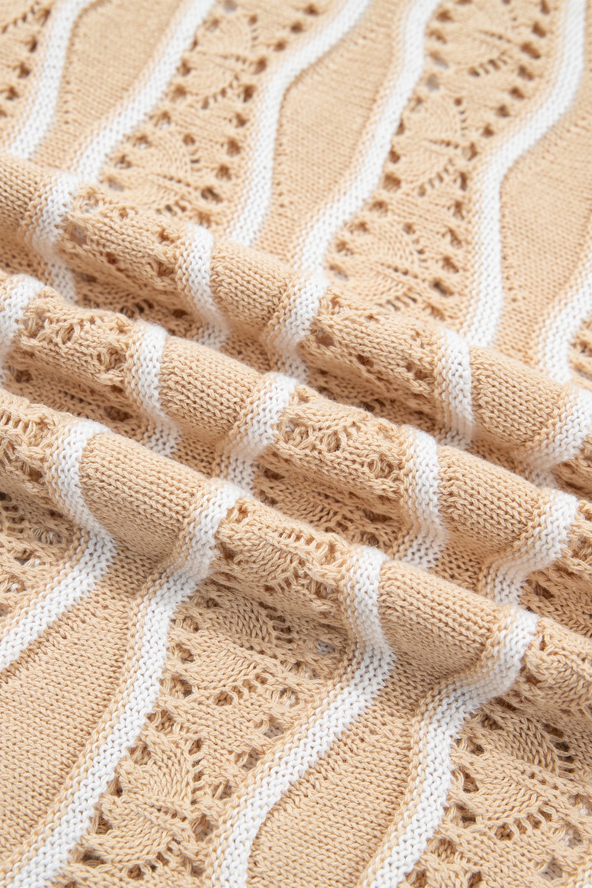 Elizabeth Eyelet Long Sleeve Sweater