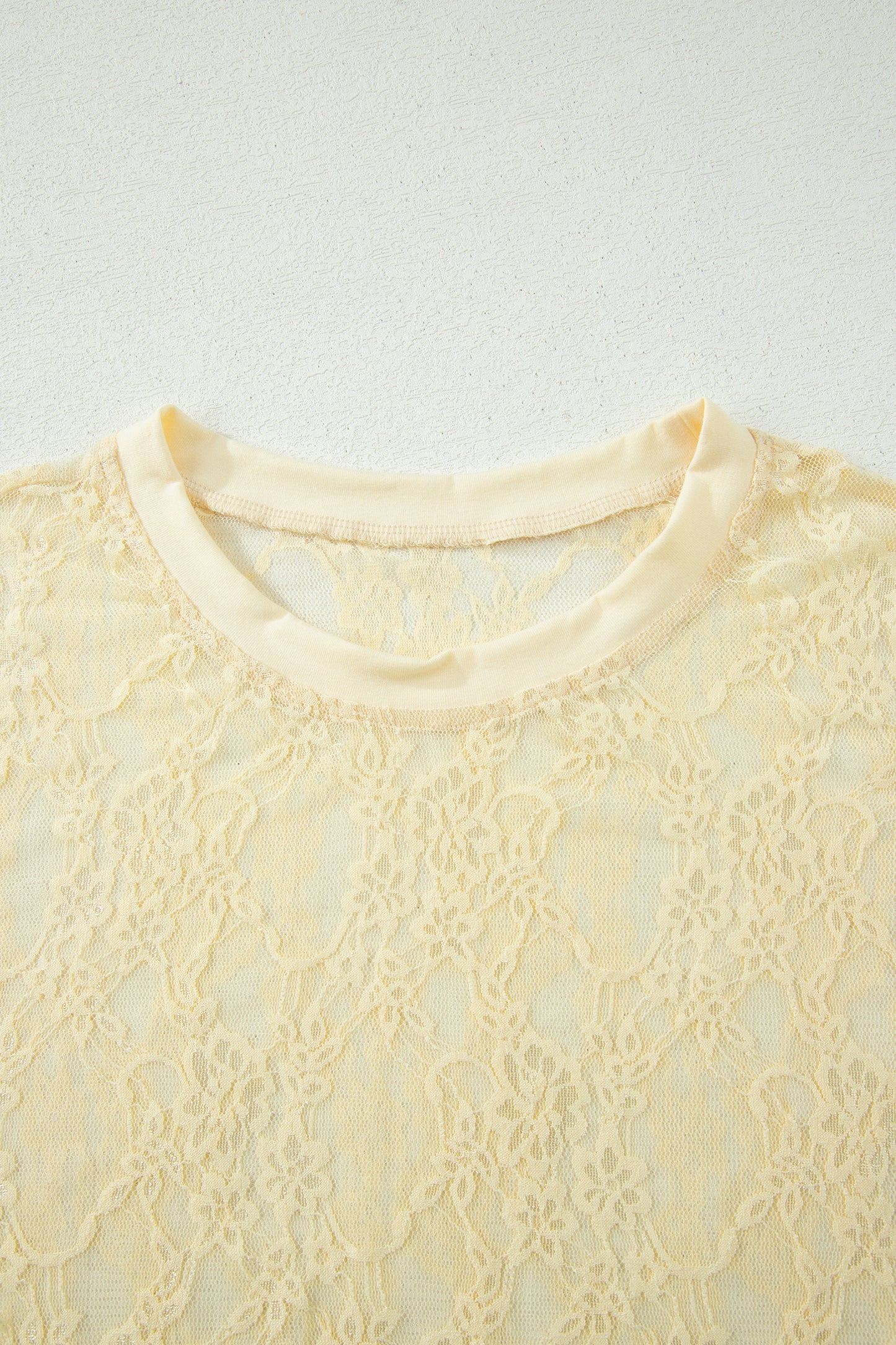 June Sheer Lace Boxy Top