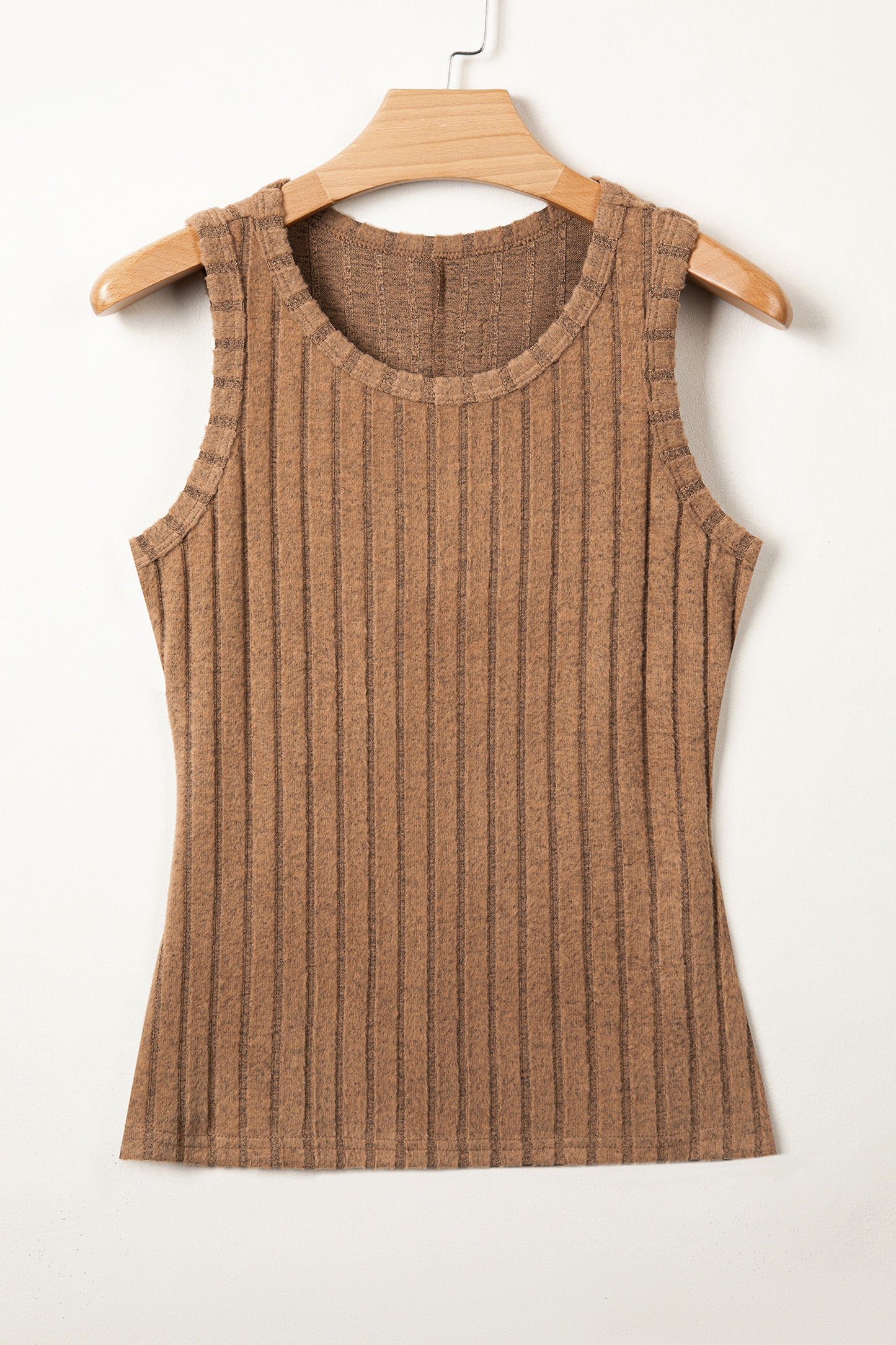 Sandy Mineral Wash Ribbed Tank Top