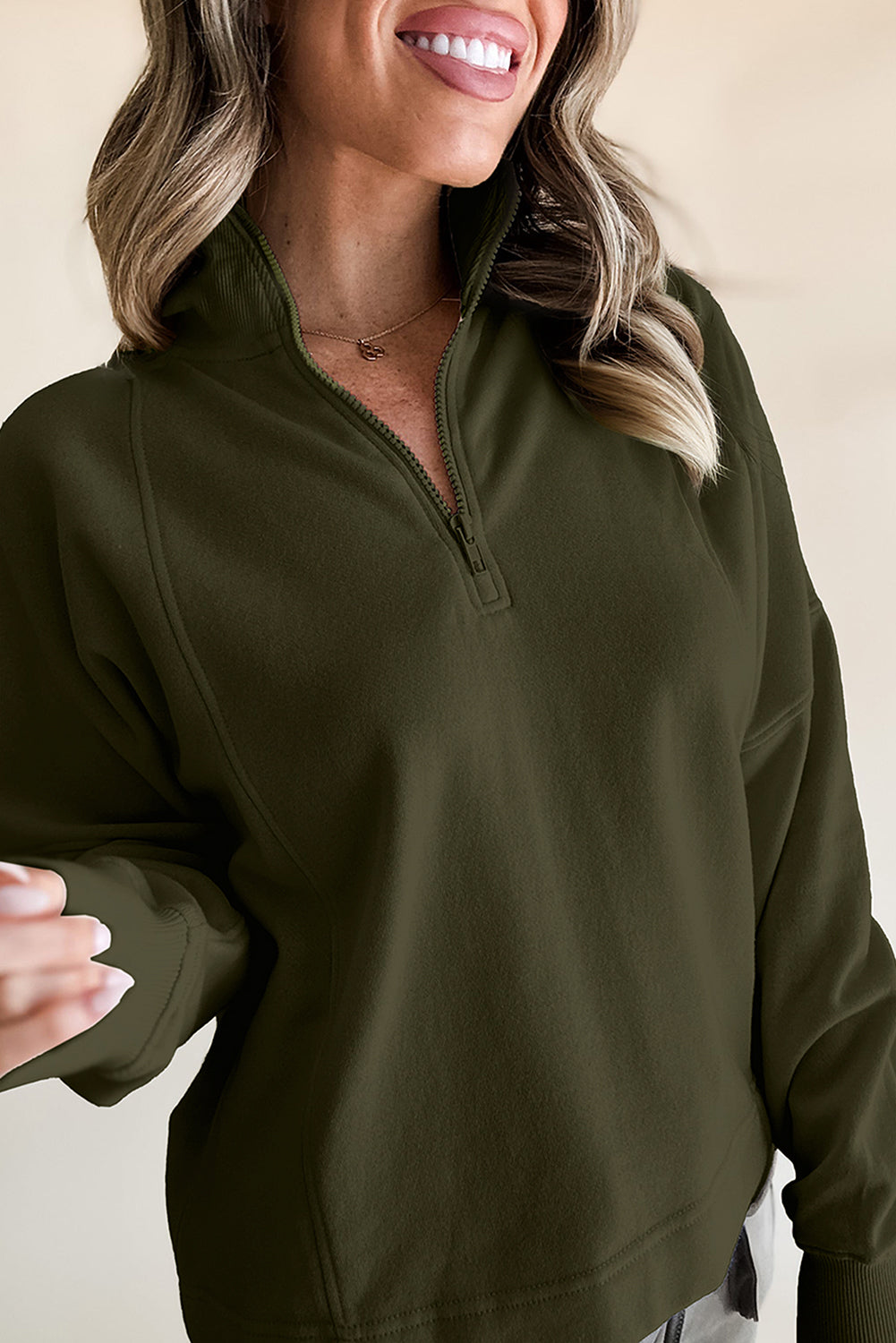 Samantha Half Zip Pullover