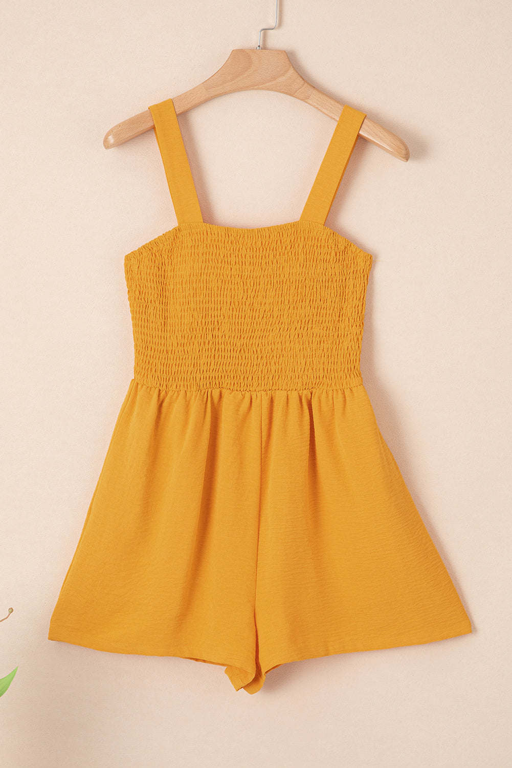Abby Smocked Sleeveless Romper