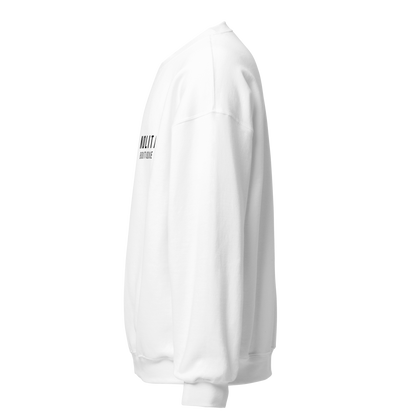 NOLITA White Printed Unisex Pullover
