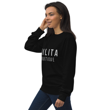 NOLITA Printed Black Unisex Organic Pullover
