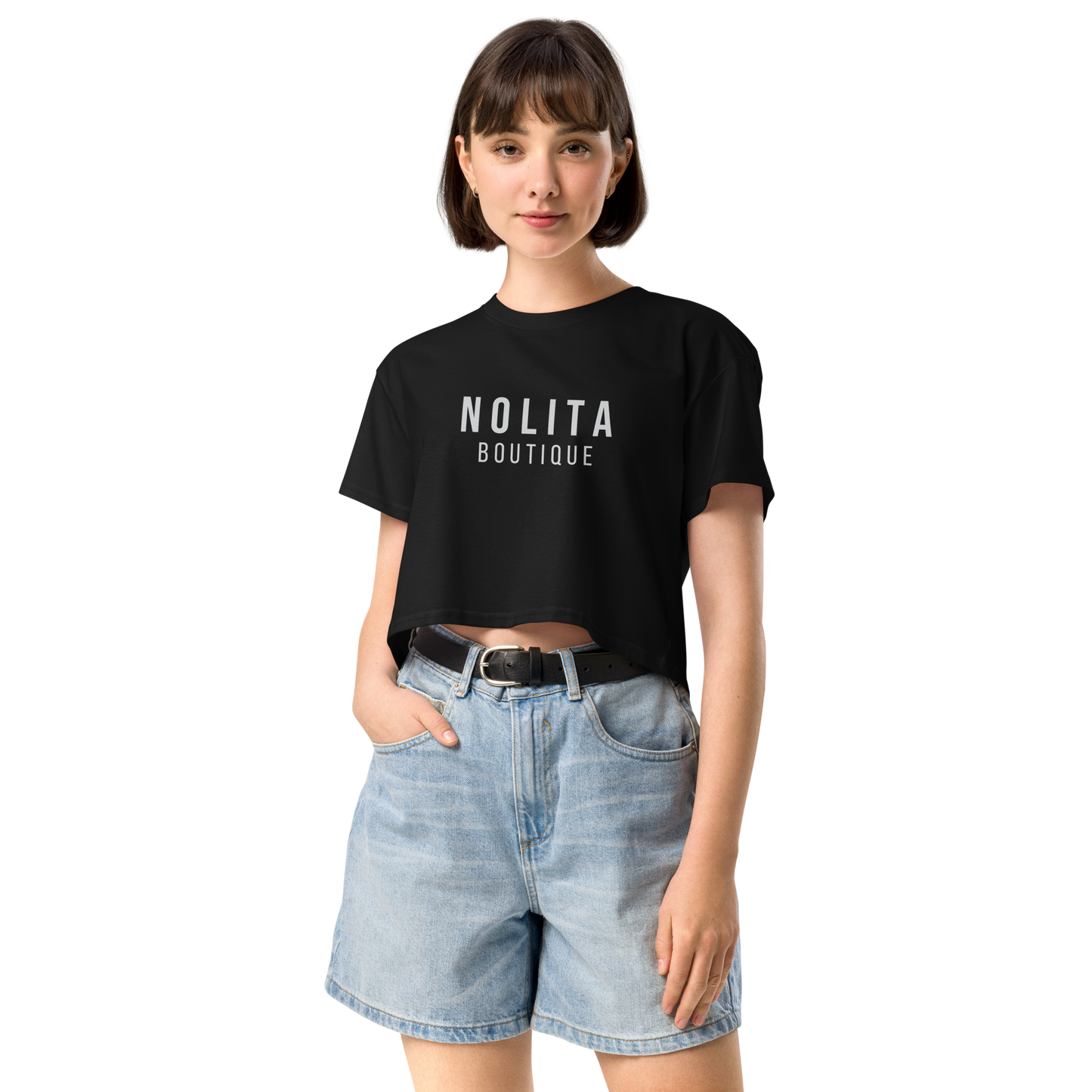 NOLITA Printed Logo Women’s Crop Top