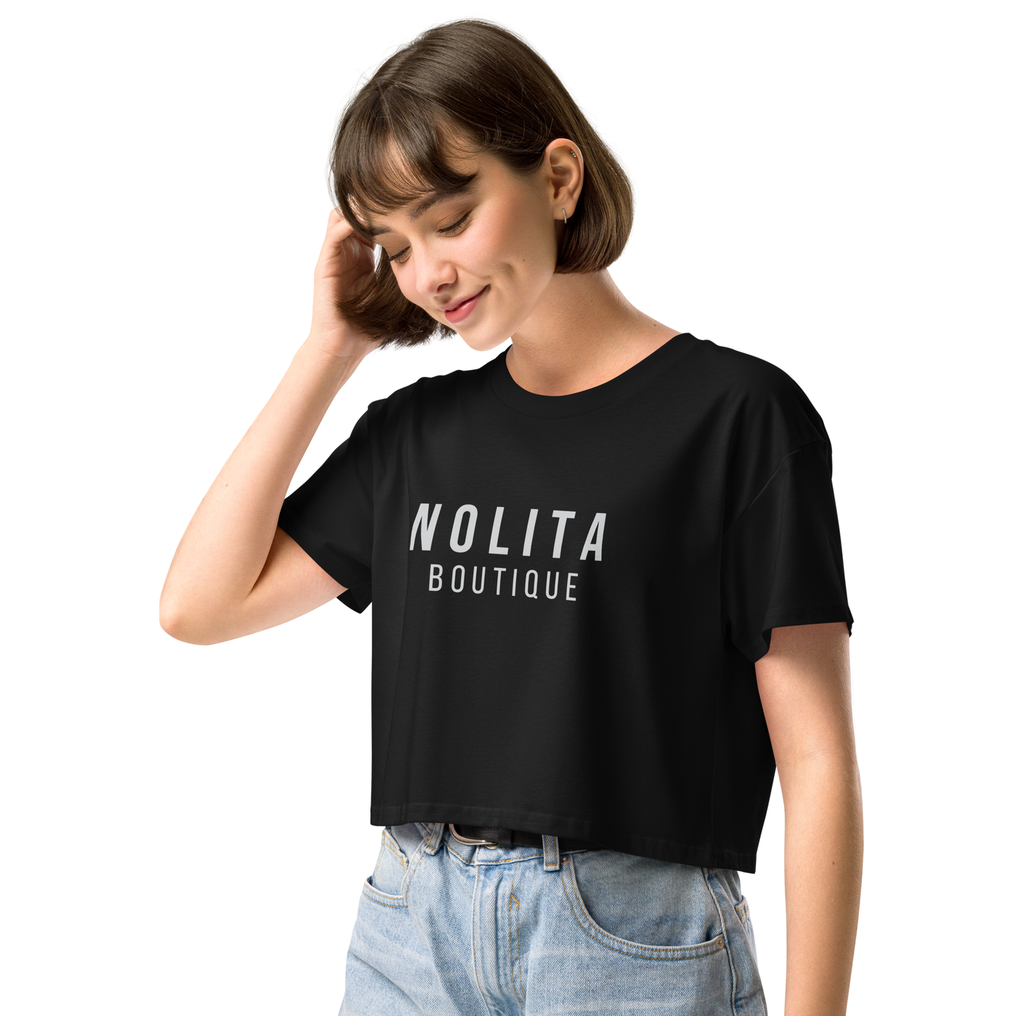 NOLITA Printed Logo Women’s Crop Top