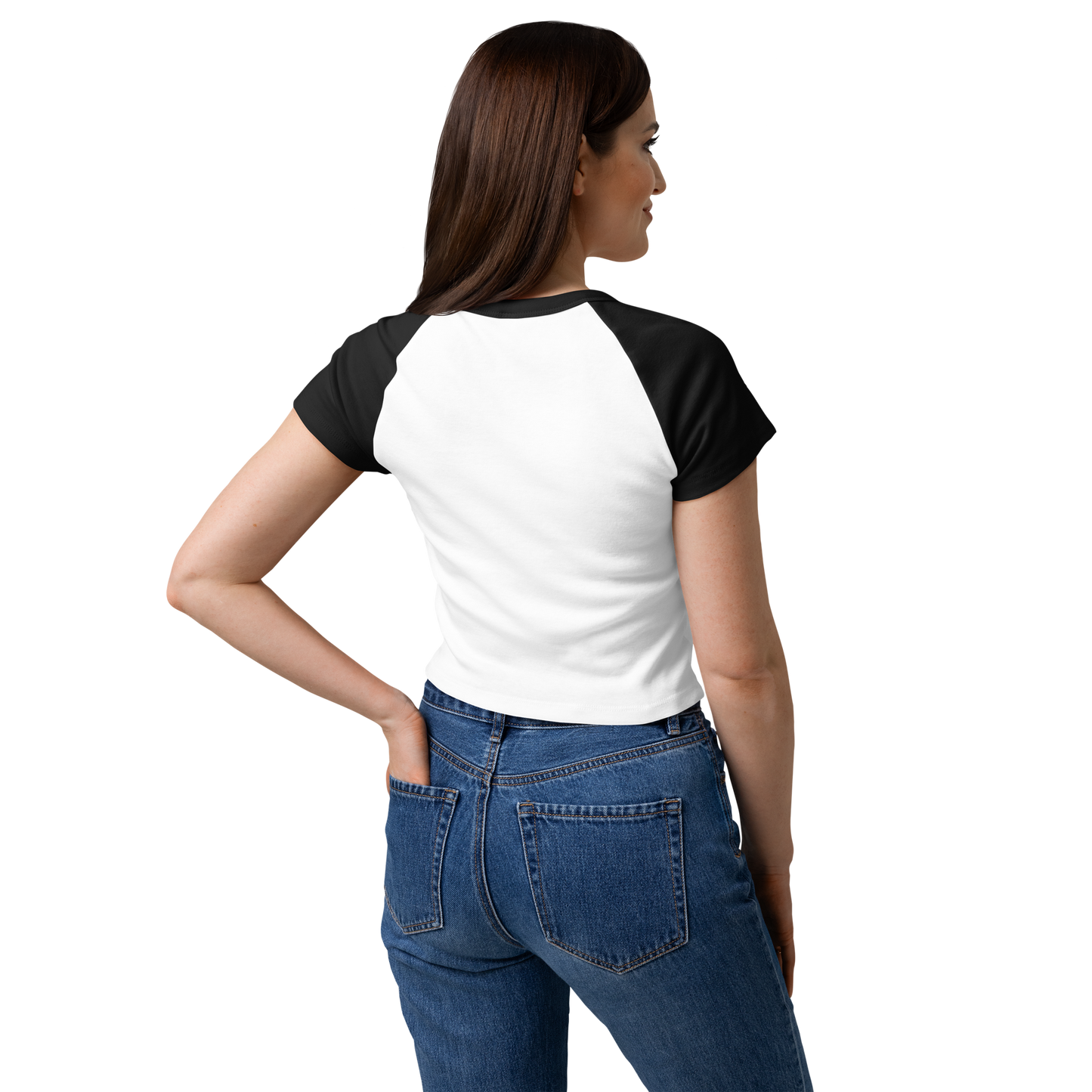 NOLITA Women’s Micro Rib Raglan Baby Tee