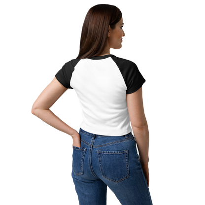 NOLITA Women’s Micro Rib Raglan Baby Tee