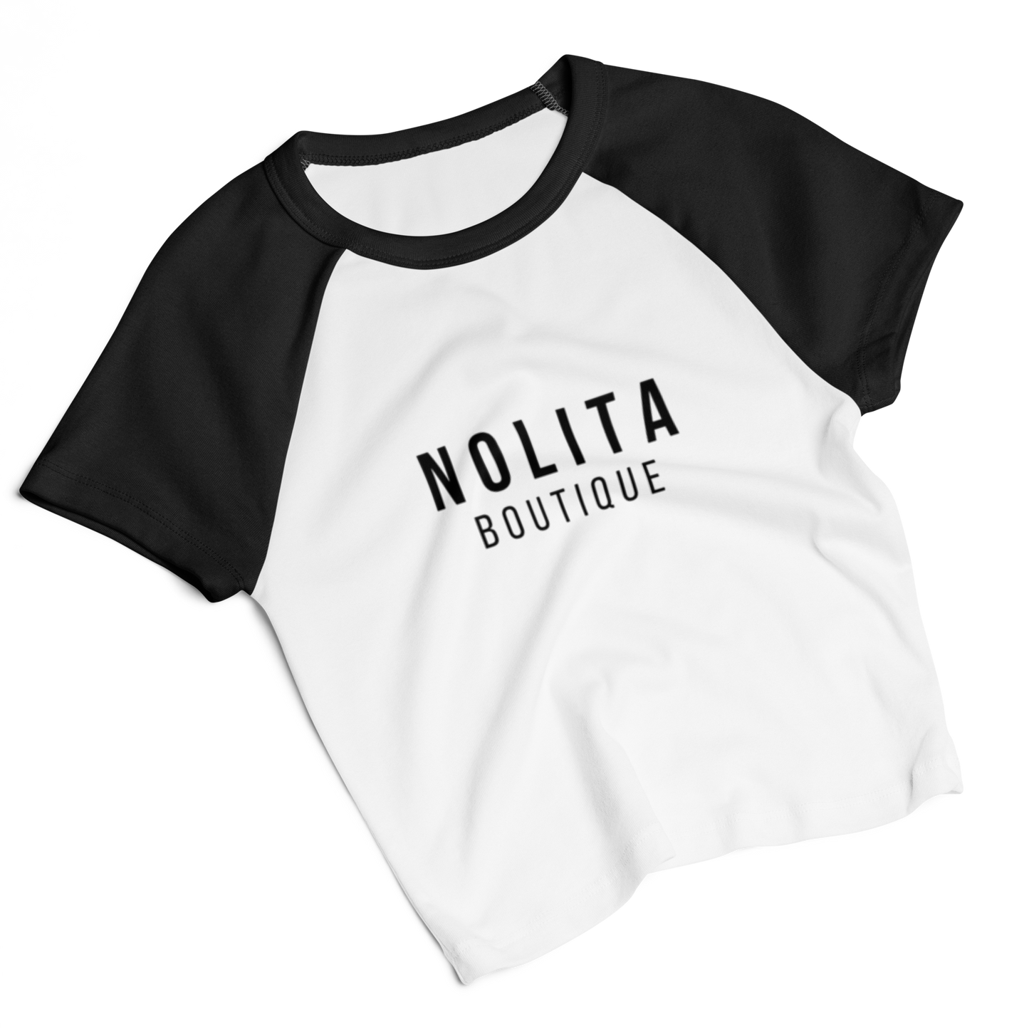NOLITA Women’s Micro Rib Raglan Baby Tee